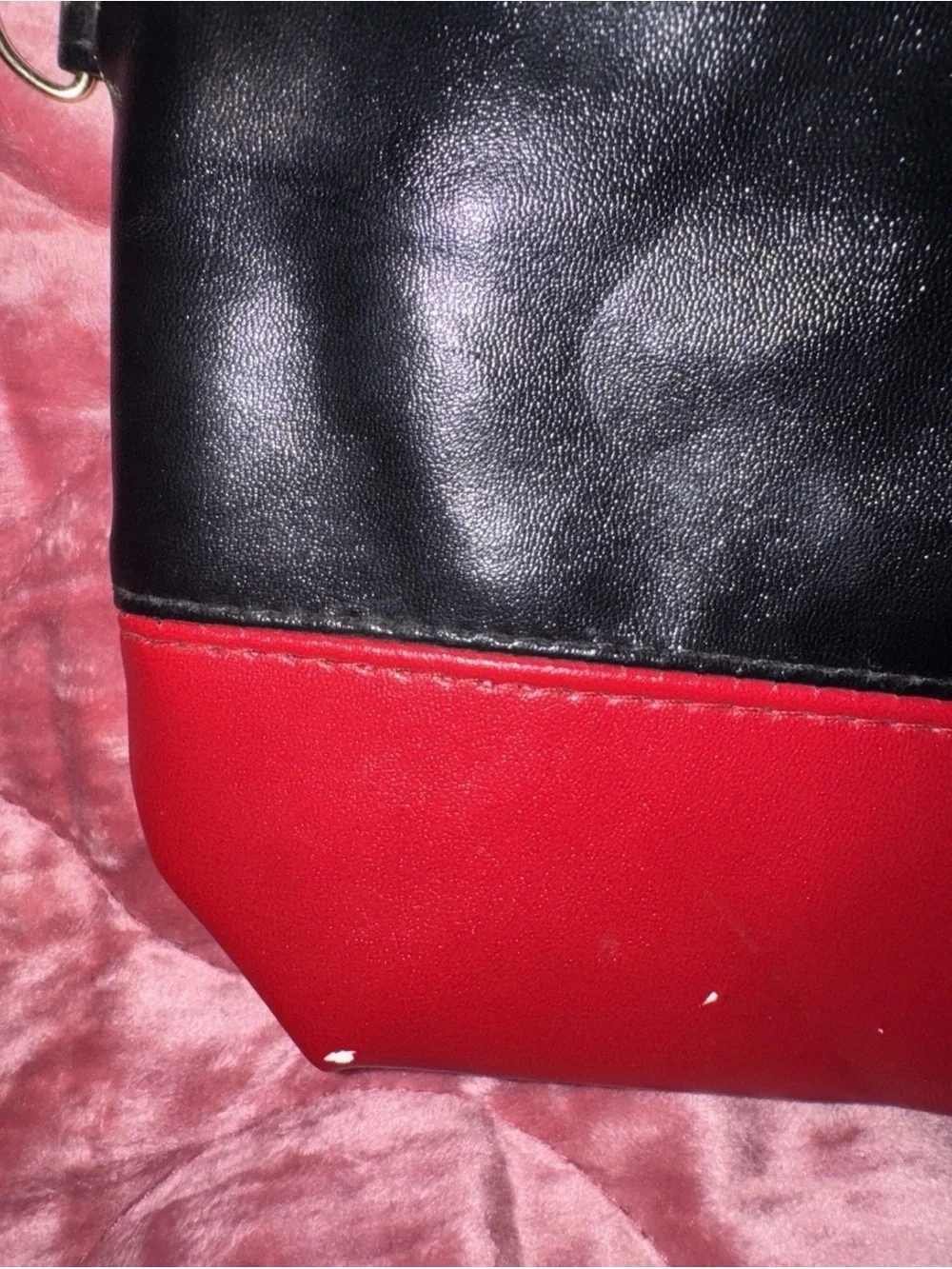 Red Polka Dot Minnie-Inspired Cosmetic Bag